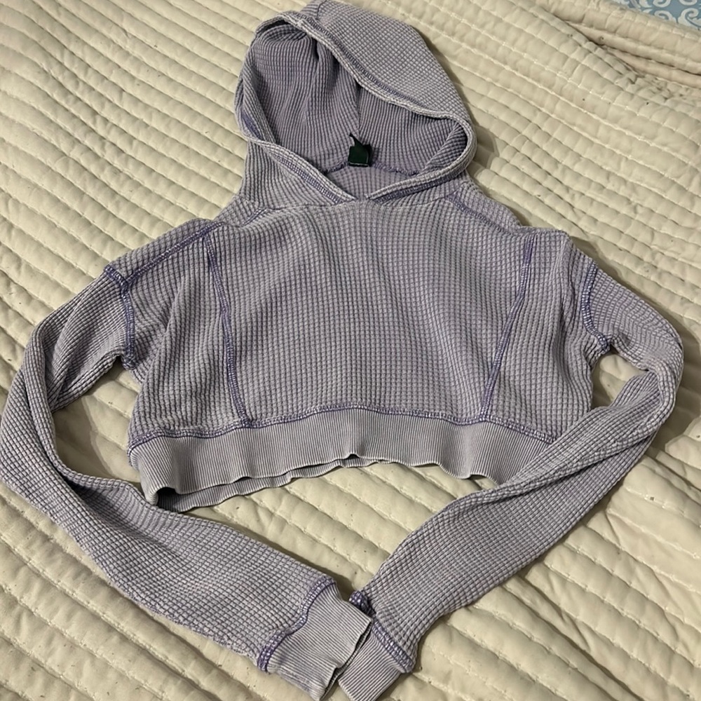 cropped hoodie